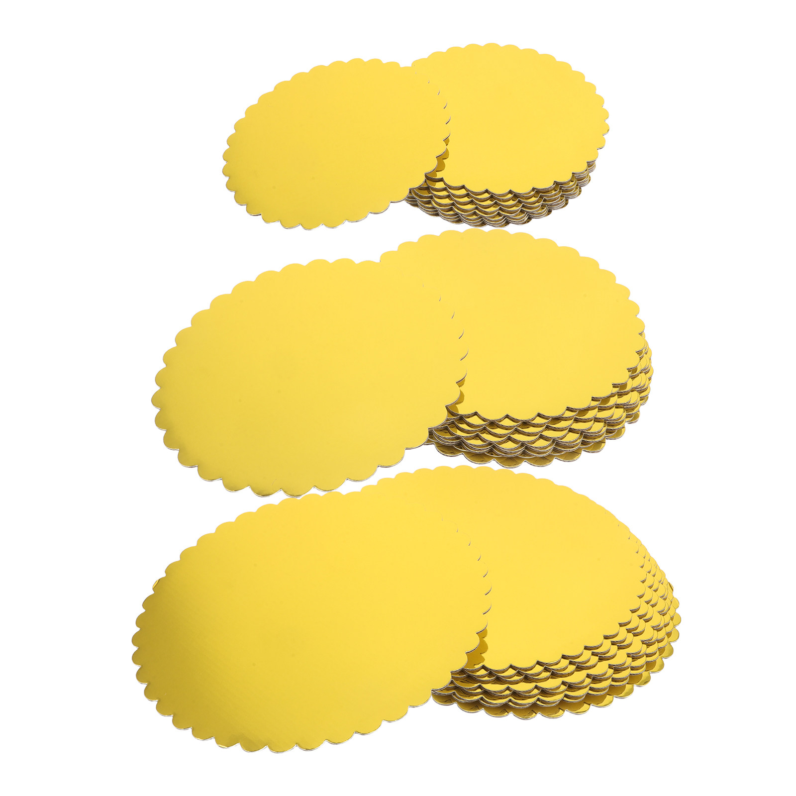ฐานรองเค้กทรงกลมสีทอง 60 ชิ้น  - Cake Board Round บทวิจารณ์และราคา