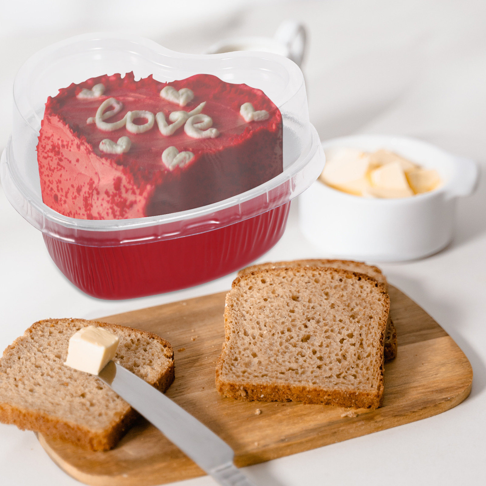 20 ชุด ถาดอบเค้กรูปหัวใจทำจากอ - Kitchen Baking Bowls บทวิจารณ์และราคา