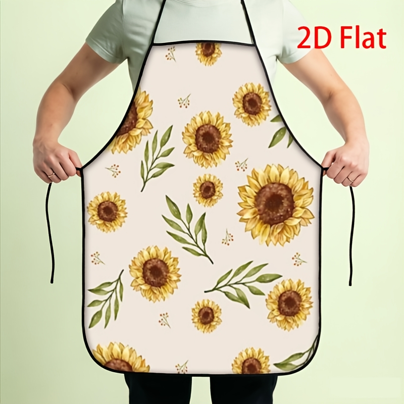 ผ้ากันเปื้อนพิมพ์ลาย 2D ลายดอก - Kitchen Baking Background บทวิจารณ์และราคา