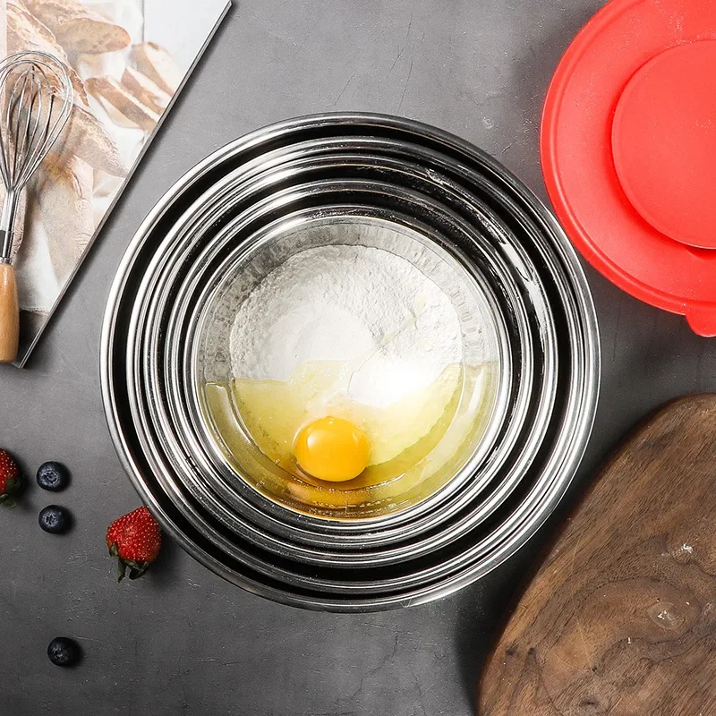 ชามผสมสแตนเลสสตีลชามครัว Ice C - Kitchen Baking Aid บทวิจารณ์และราคา