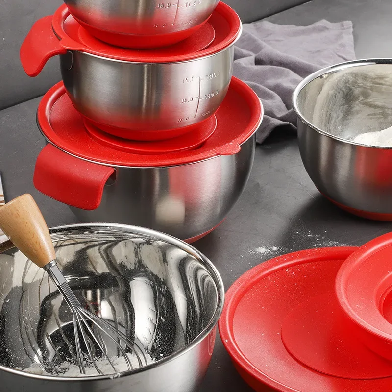 ชามผสมสแตนเลสสตีลชามครัว Ice C - Kitchen Baking Aid บทวิจารณ์และราคา